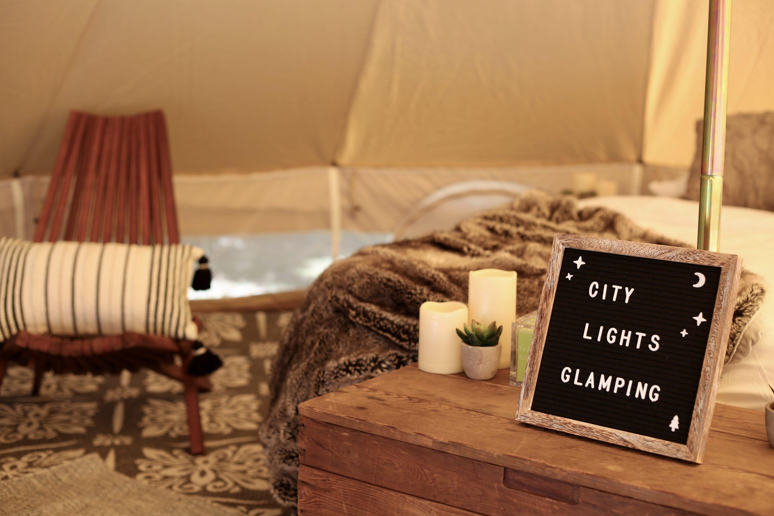 Backyard camping in Portland